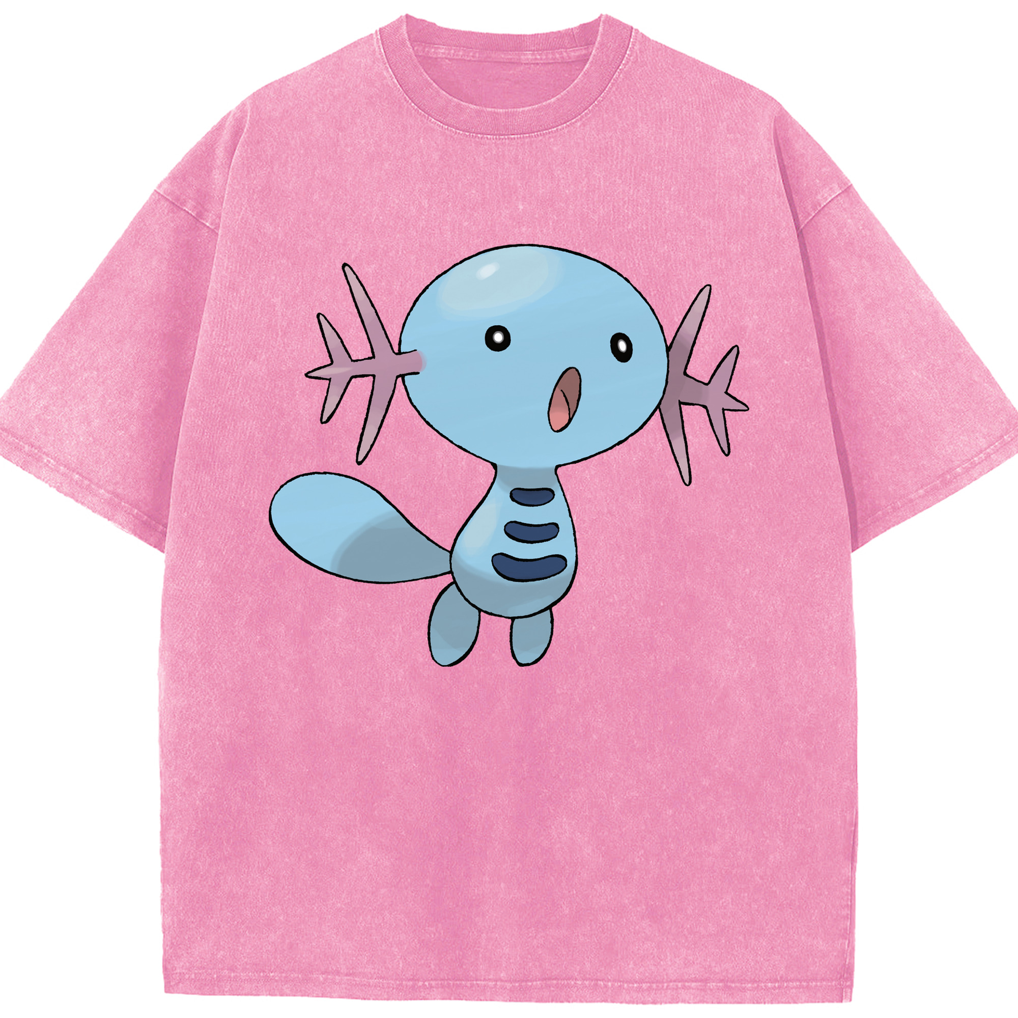 （画像用） ポケットモンスター Pokémon 綿100% ヴィンテージ風 半袖Tシャツ（フロントプリント）